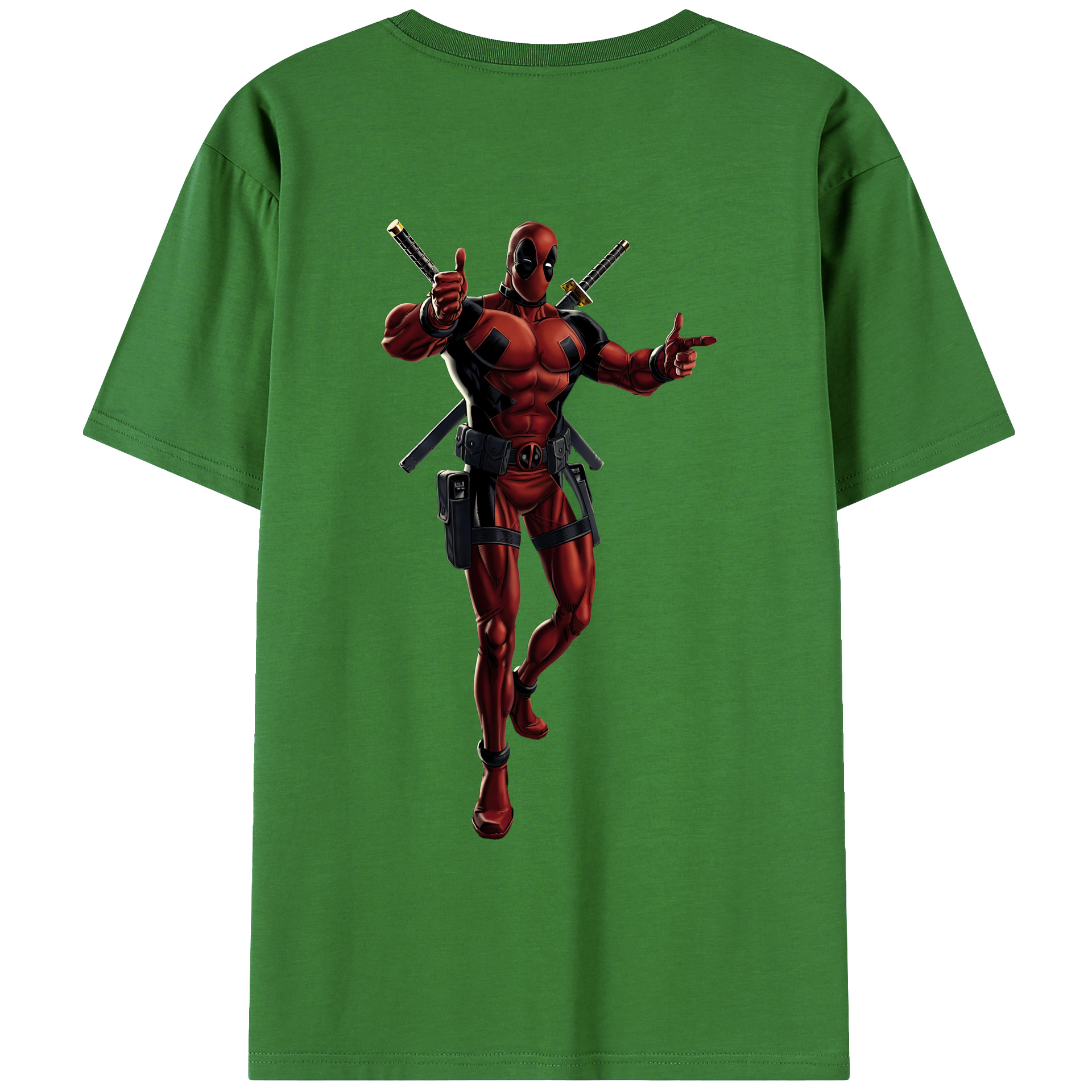 （画像用） Deadpool デッドプール レディース半袖Tシャツ(バックプリント)